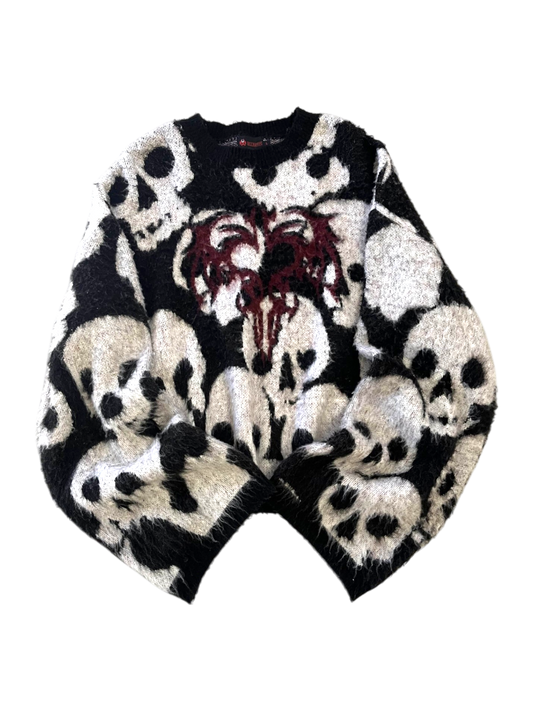 KILLHAVOC Skull Sweater